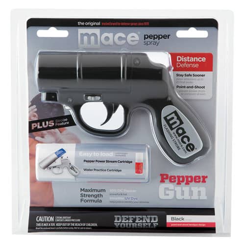 Mace®Pepper Gun with STROBE LED Black - Image 2