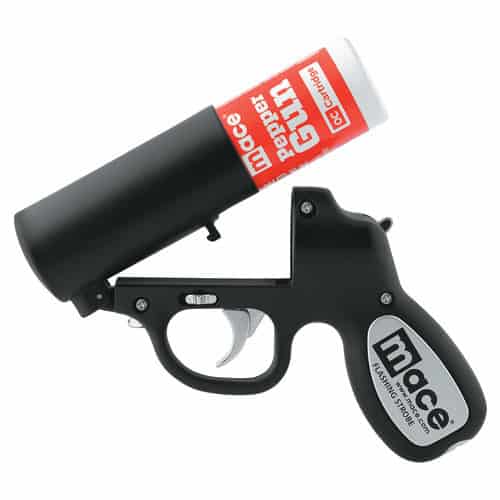 Mace®Pepper Gun with STROBE LED Black - Image 4