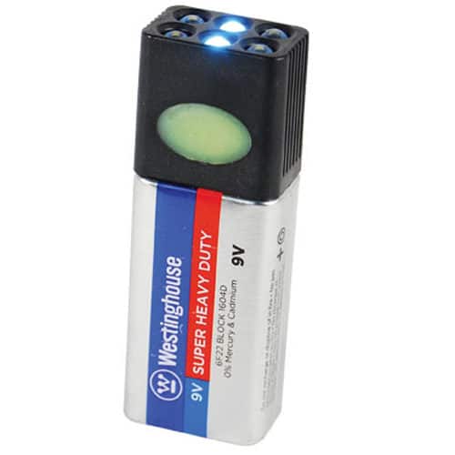 Blocklite 9-Volt Battery LED Flashlight - Image 3