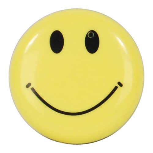 Smiley Face Button Hidden Camera With Built-In DVR