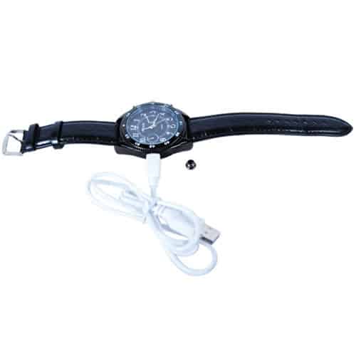 HD Hidden Watch Camera with Built-In DVR, Black Case and Black Band - Image 4