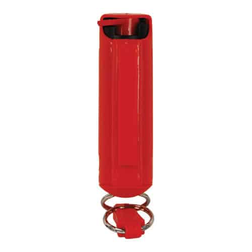 Pepper Shot 1.2% MC 1/2 oz Pepper Spray Hard Case Belt Clip and Quick Release Key Chain - Image 3