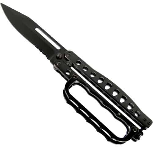 Butterfly Trench Knife Black - Image 2