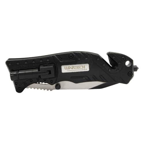 Folding Tactical Survival Pocket Knife Assisted Open with Two Tone Blade - Image 3