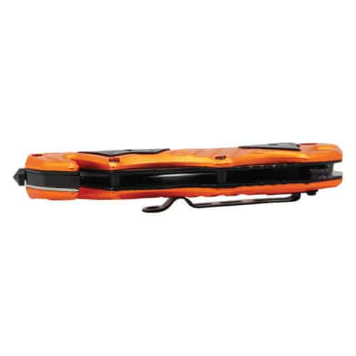 Tactical Folding Spring Assisted Knife Rescue Orange Color - Image 2