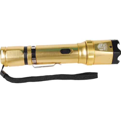 Gold Stun Gun Zoomable Flashlight - Image 2