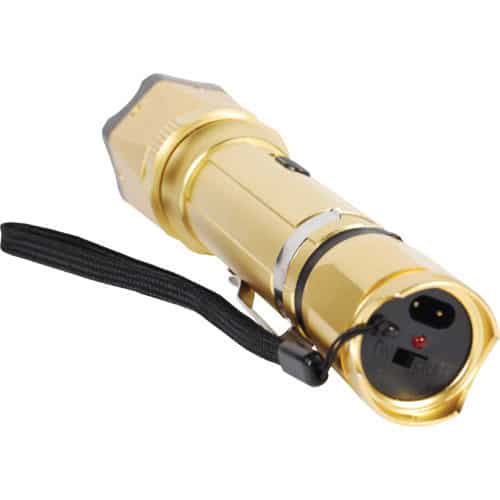 Gold Stun Gun Zoomable Flashlight - Image 3