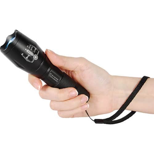 Self Defense Zoomable 1200 Lumen LED Flashlight